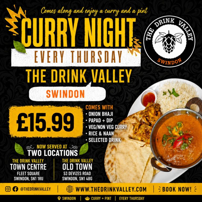 curry night pint insta